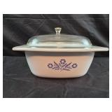 vintage Corning Ware Blue Cornflower Dutch Oven