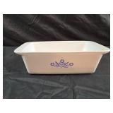 vintage CorningWare Blue Cornflower loaf pan.