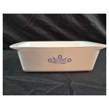 vintage CorningWare Blue Cornflower loaf pan.