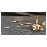 Vintage brass candle snuffers
