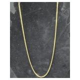 14k - 30in Rope Chain Necklace - 13.9gr