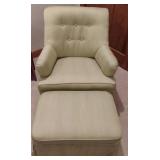 Vintage cloth rocker 27 x 29 1/2 x 26 with