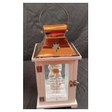 Personalized decorative lantern 12 1/2" tall