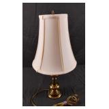 Brass table lamp 19" tall