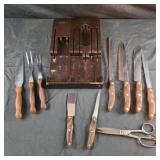 Cutco knife set and cutco scissors