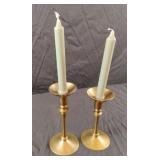 Brass candle stick holders