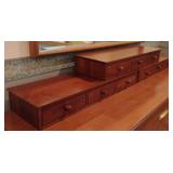 Ethan Allen 3 drawer dresser top boxes. 3 total.