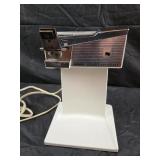 vintage Sunbeam electric can opener from the