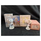 Precious Moments figurines, navy, firefighter,