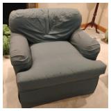 Vanguard upholstered swivel chair 36 x 28 x 32