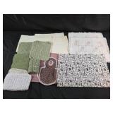 Placemats and dish cloths