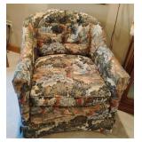 MCM upholstered arm chair 27 1/2 x 28 1/2 x 29
