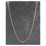 Marked 585 (14k) 16in Gold Chain