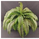 Faux fern in a decorative planter 16" tall