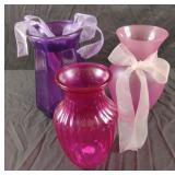 Decorative flower vases
