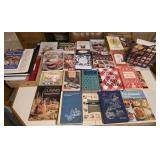 Huge lot of vintage cookbooks and magazines,