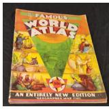 Vintage edition of The Famous World Atlas