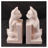Cat bank-bookend combo