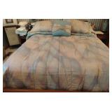 Queen size comforter and pillow with matching