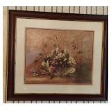 Vintage Vineyard painting by Lisa White 30 x 26