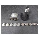 Sterling Silver Thailand/Siam God/Goddess Set -