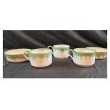 Seagrove NC green drip bowls and soup bowls