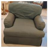 Vanguard upholstered swivel chair 36 x 28 x 32