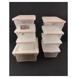 Sterilite 6 qt plastic shoe boxes