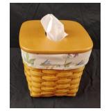 Longaberger handwoven tissue box