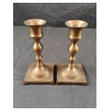 Brass candle sticks