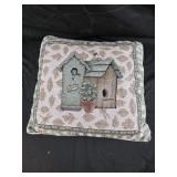 15x15 birdhouse pillow