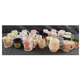 Large lot of assorted mugs