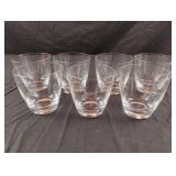 Vintage Fostoria crystal drinking glasses