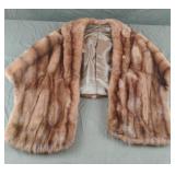 Vintage fur shawl