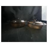 Vision glass bowls with lids