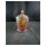 Glass jar with lid - grape designs