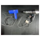 Remington and Gilette hairdryers