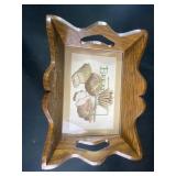 "Bread" wooden basket