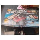 Vintage Grand Prix road racing set. Open box