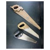 3 handsaws