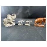 elephant, mini statues