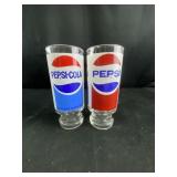 12 fluid ounce Pepsi cola glass cups