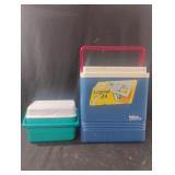Igloo and Rubbermaid coolers