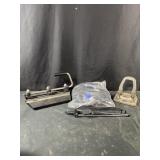 Vintage hole punchers, tv antenna, male to male