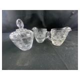 Glass cups with design