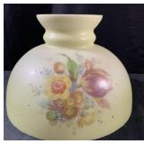 Beautiful vintage yellow milk glass lamp shade