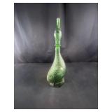 Vintage Mid-Century Italian Empoli Green Glass