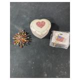 Fourth of July pendantsVintage jewelry/trinket