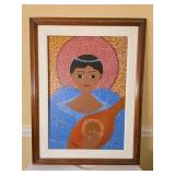 21x28 painting titled "Pierrï¿½ da Lï¿½grima Azul nï¿½