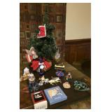 21" table top tree and ornaments